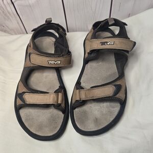 Teva Ketavi Brown And Black Men's Sandals Size 10